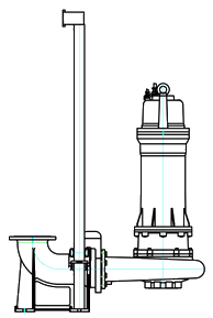 潜水排污泵的自动耦合式